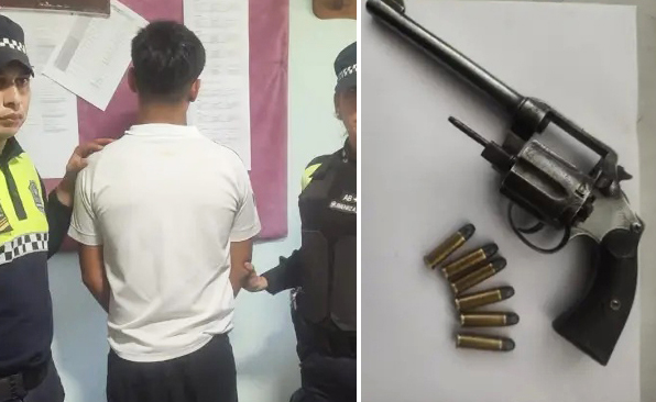 Un alumno ingresó con un revólver cargado con 6 balas a una escuela de la Capital y fue reducido en plena clase